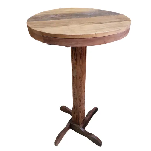 Mesa bistrô rústica